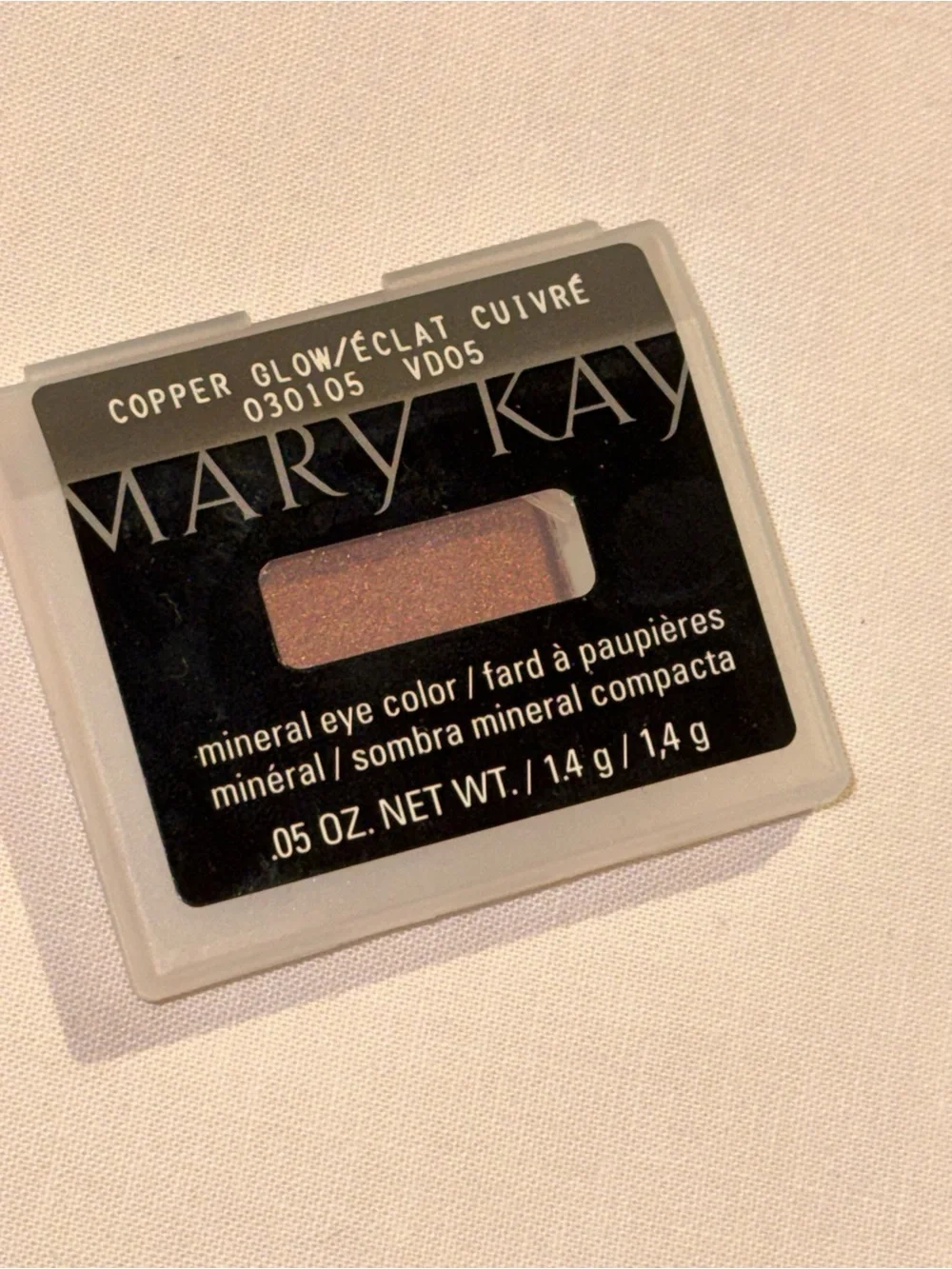 Copper Glow Eye Shadow Mary Kay Mineral Eye Color B4GO FREE Black compact